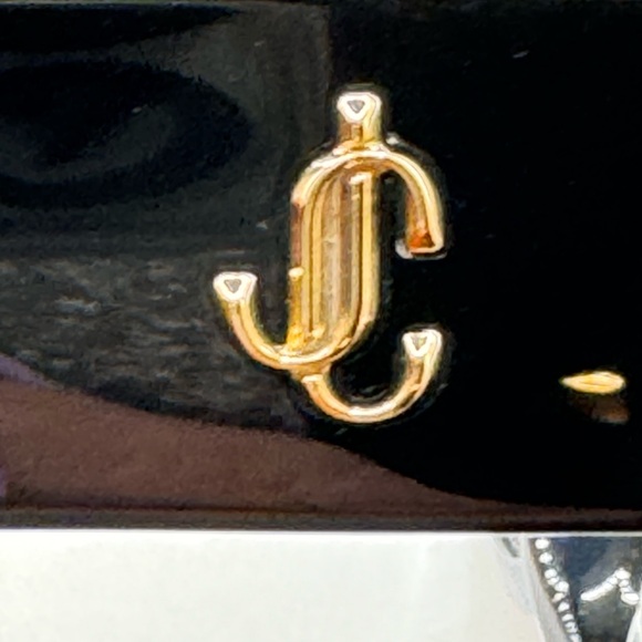 Jimmy Choo Sonja/G/S 55mm Cat-eye Sunglasses, Black/Silver Studs/Grey gradient - Picture 9 of 11